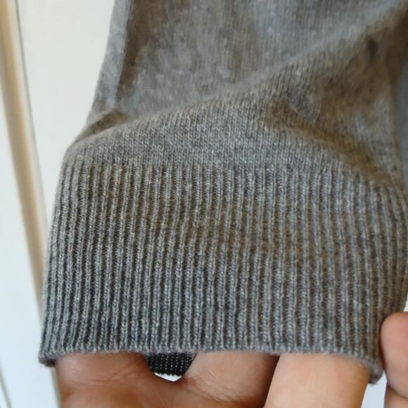 ICEBERG - Red and grey merino sweater - Sz L - Picture 6 of 7